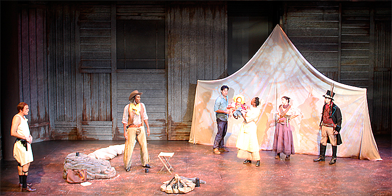 Scenic Design by Robin Sanford Roberts for American Night